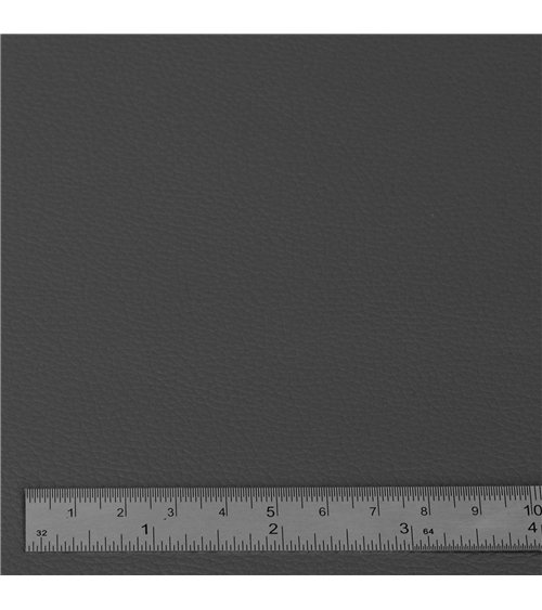 Coupon karla simili cuir 140x50cm gris ardoise