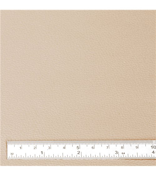 Coupon karla simili cuir 140x50cm beige mastic