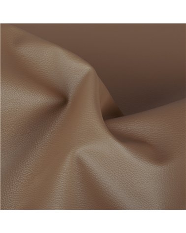 Coupon karla simili cuir 140x50cm taupe