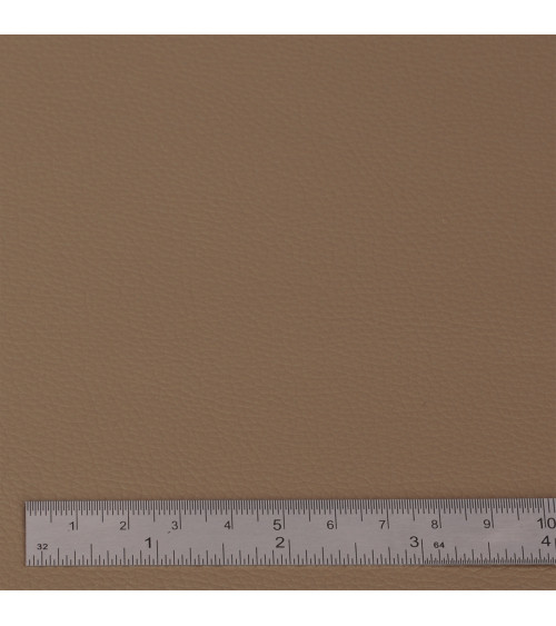 Karla faux leather coupon 140x50cm taupe