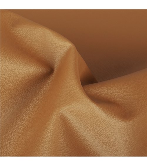 Coupon karla simili cuir 140x50cm moutarde foncé