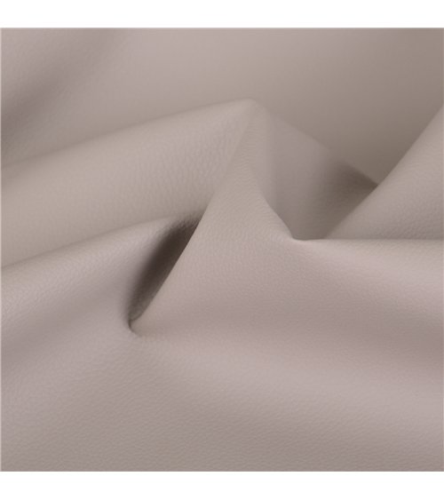 Coupon karla simili cuir 140x50cm gris clair