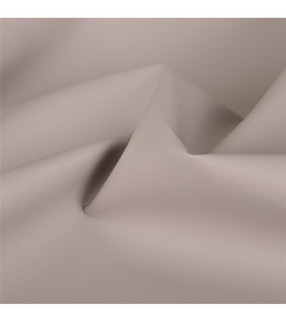 Coupon karla simili cuir 140x50cm gris clair