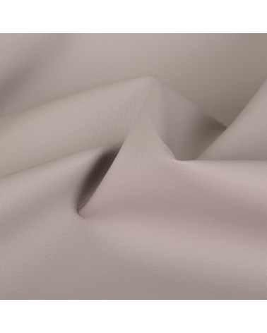 Cupón de piel sintética Karla 140x50cm gris claro