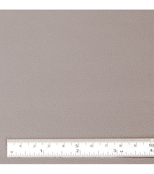 Cupón de piel sintética Karla 140x50cm gris claro