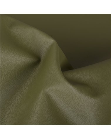 Coupon karla simili cuir 140x50cm vert kaki