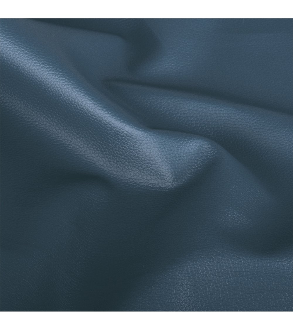 Coupon karla simili cuir 140x50cm bleu jeans
