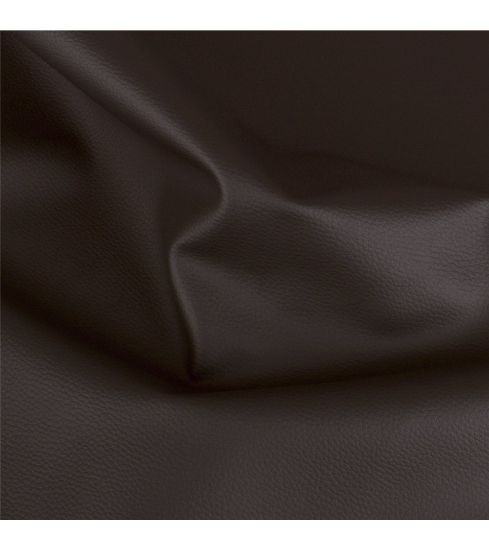 Coupon karla simili cuir 140x50cm chocolat