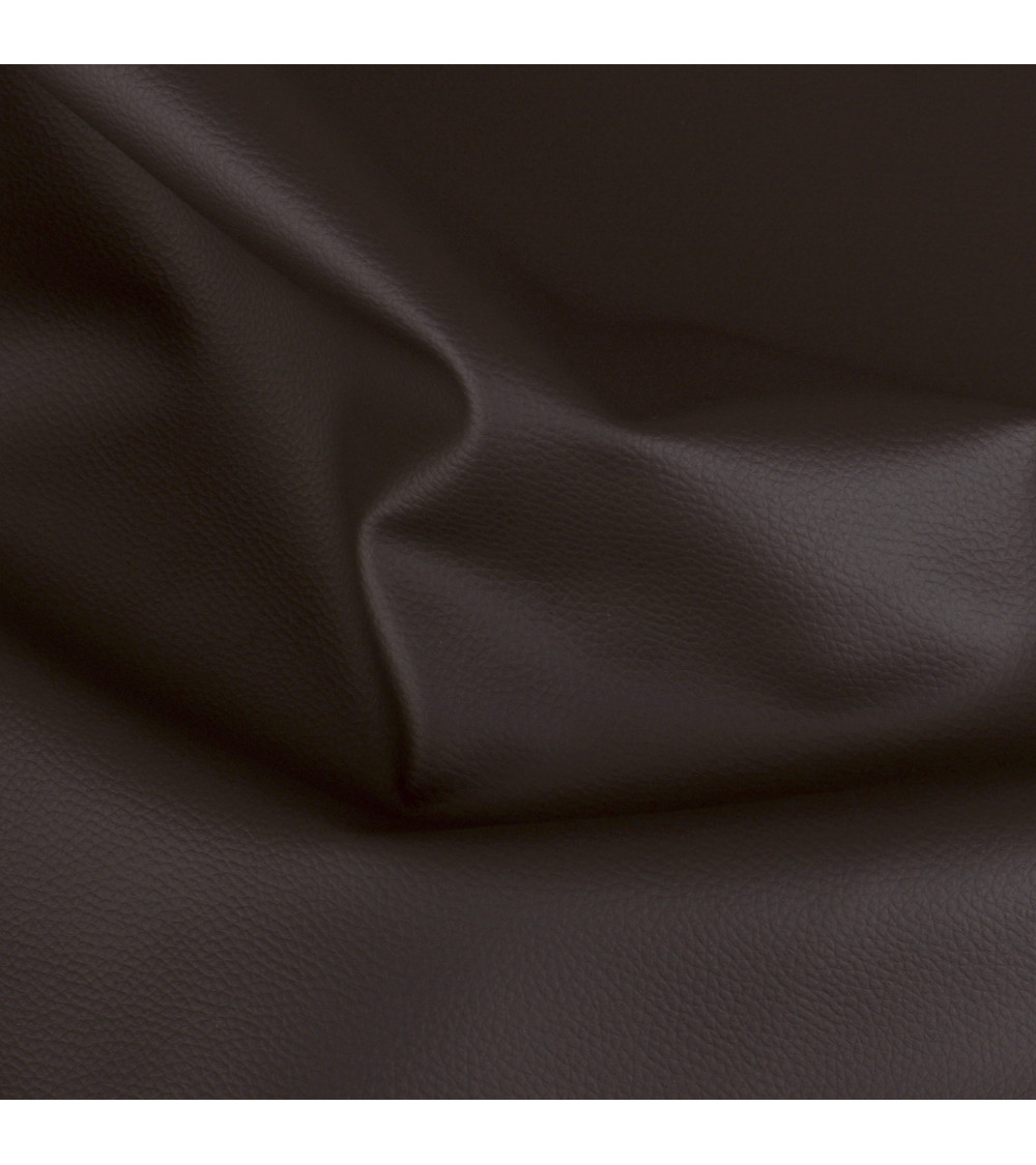 Karla faux leather coupon 140x50cm chocolate
