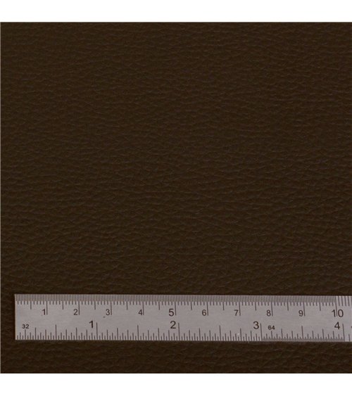 Coupon karla simili cuir 140x50cm chocolat