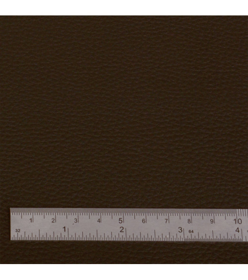 Karla faux leather coupon 140x50cm chocolate