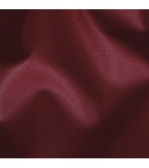 Coupon karla simili cuir 140x50cm bordeaux