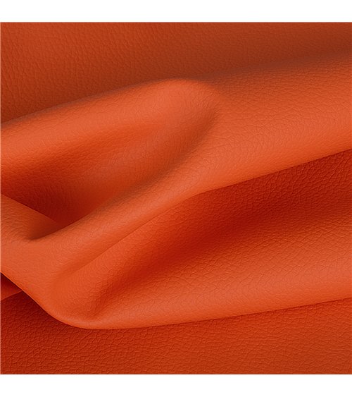 Coupon karla simili cuir 140x50cm orange