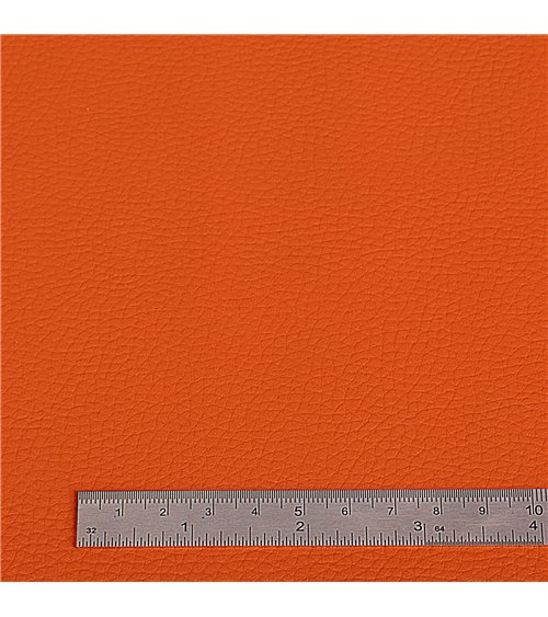 Coupon karla simili cuir 140x50cm orange