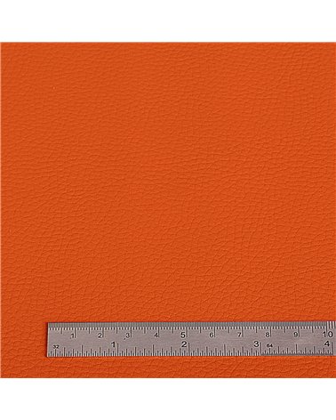 Coupon karla simili cuir 140x50cm orange