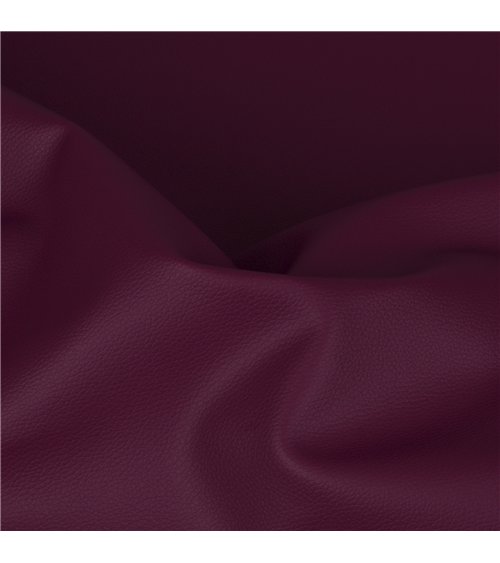 Coupon karla simili cuir 140x50cm prune