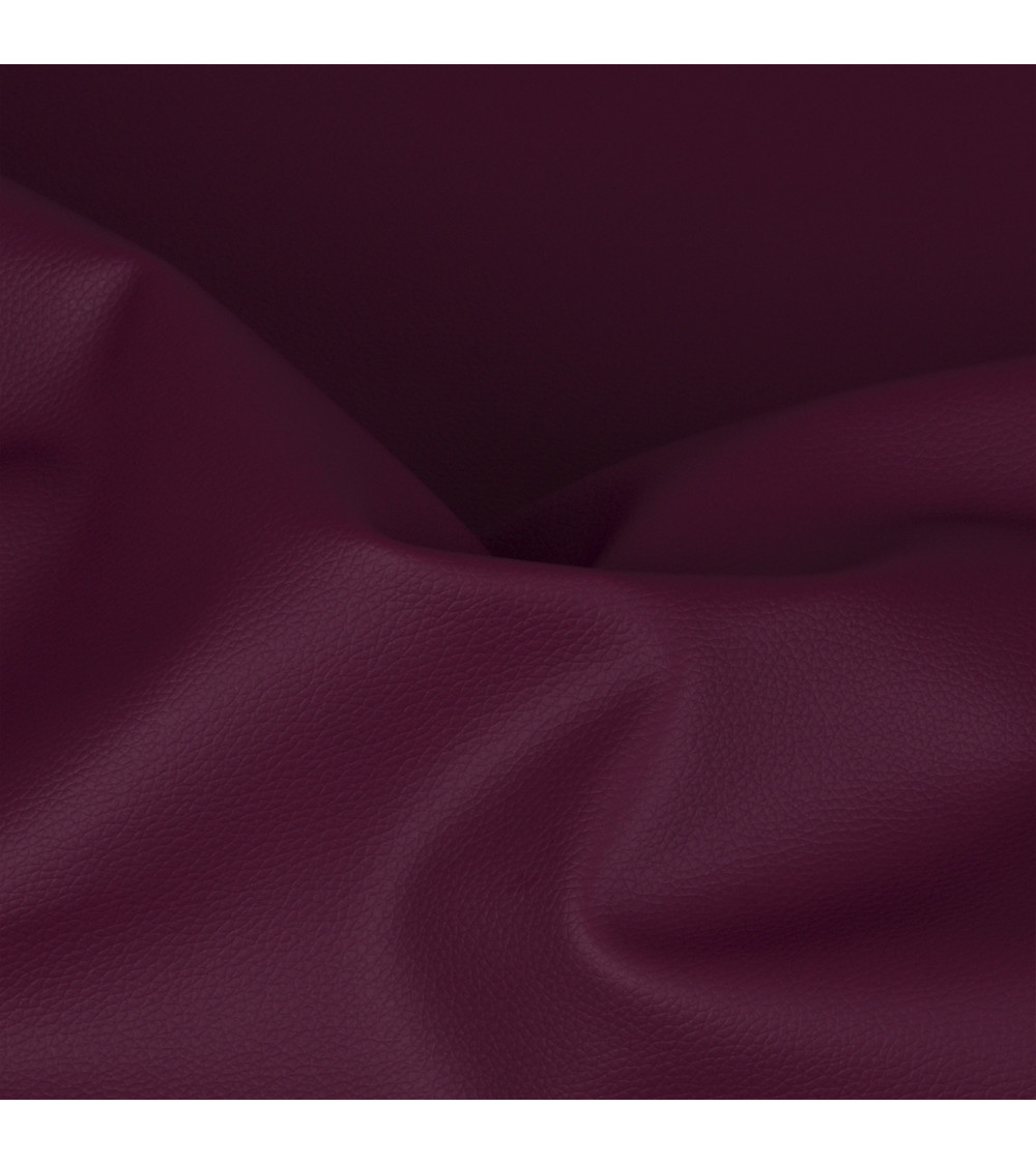 Karla faux leather coupon 140x50cm plum