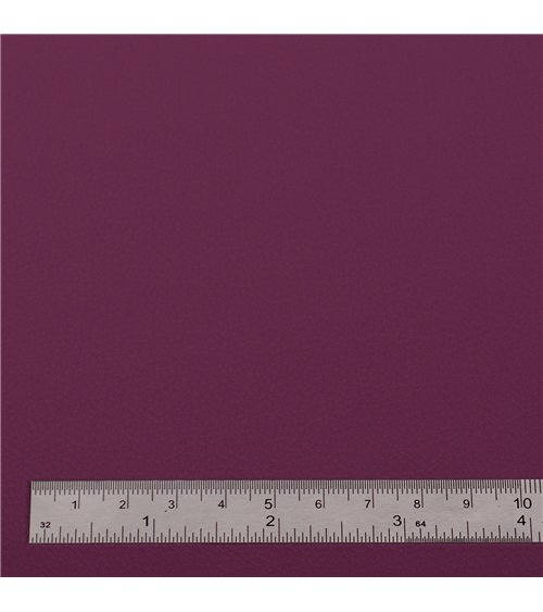 Coupon karla simili cuir 140x50cm prune