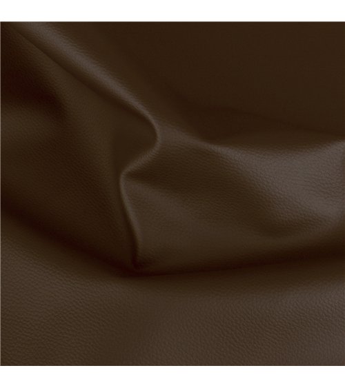 Coupon karla simili cuir 140x50cm marron foncé