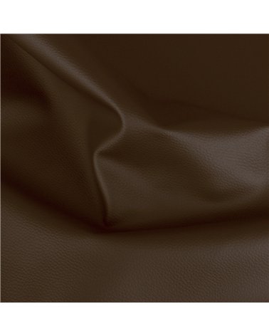 Coupon karla simili cuir 140x50cm marron foncé