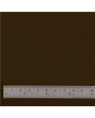 Coupon karla simili cuir 140x50cm marron foncé