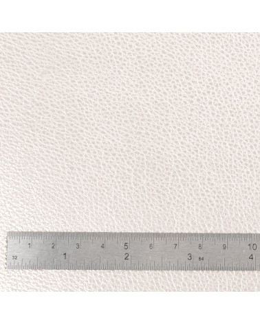 Coupon karla imitation leather star metallic 140x50cm white
