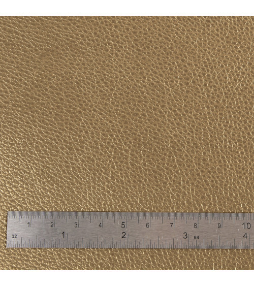 Coupon karla imitation leather star metallic 140x50cm gold