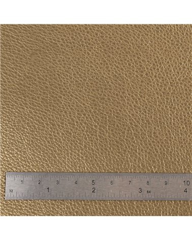 Coupon karla simili cuir star métallique 140x50cm or