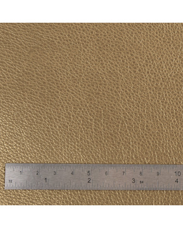 Gutschein Karla Kunstleder Stern Metallic 140x50cm Gold