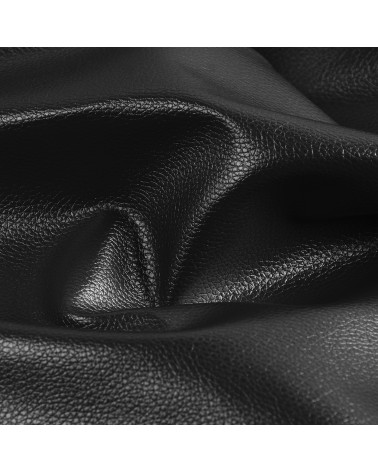 Coupon karla imitation leather star metallic 140x50cm black