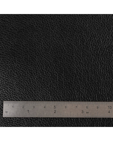 Coupon karla imitation leather star metallic 140x50cm black