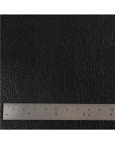 Coupon karla simili cuir star métallique 140x50cm noir