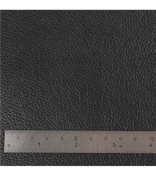 Coupon karla simili cuir star métallique 140x50cm gris ardoise