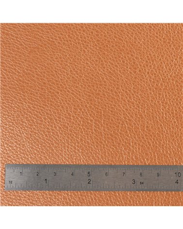 Coupon karla simili cuir star métallique 140x50cm rouille