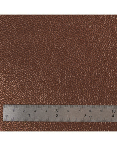 Coupon karla stella in similpelle metallizzata 140x50 cm marrone chiaro