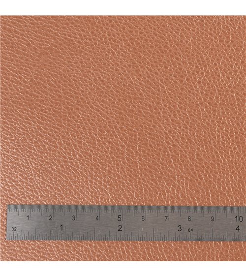 Coupon karla simili cuir star métallique 140x50cm cuivré