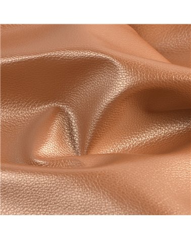 Coupon karla simili cuir star métallique 140x50cm cuivré