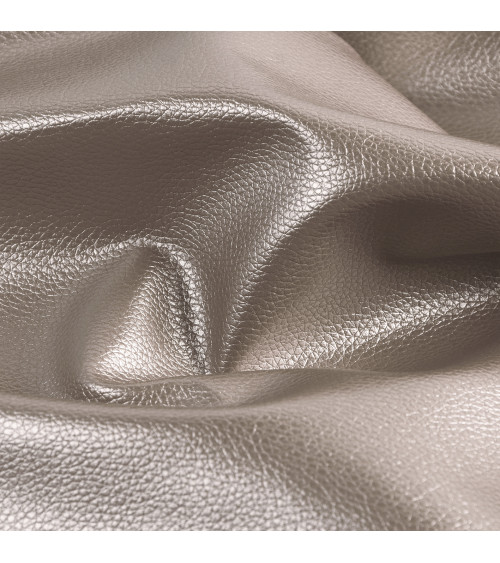 Gutschein Karla Kunstleder Stern Metallic 140x50cm Iced Sand