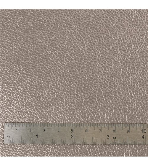 Coupon karla simili cuir star métallique 140x50cm sable glacé