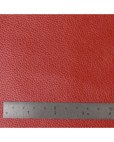 Cupón karla estrella polipiel metalizada 140x50cm rojo