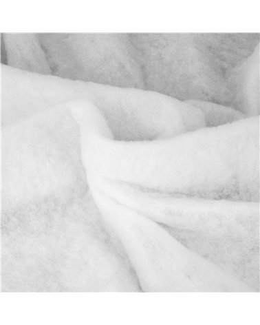 Coupon de ouatine 1m50 x 3m blanc