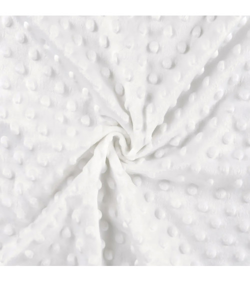 Minky coupon 50x140cm white