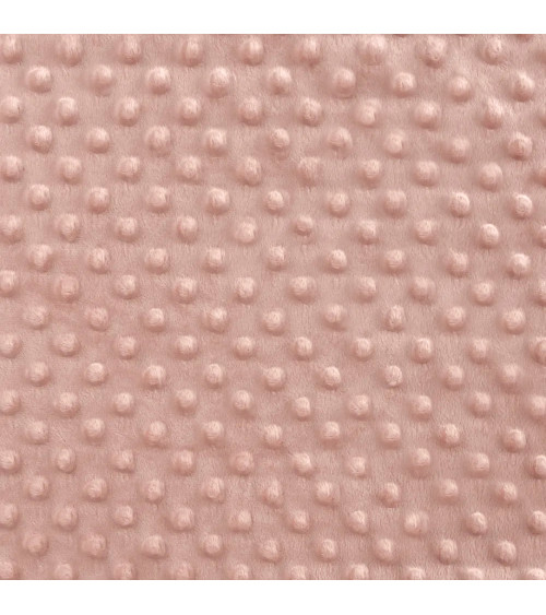Coupon Minky 50x140 cm rosa antico