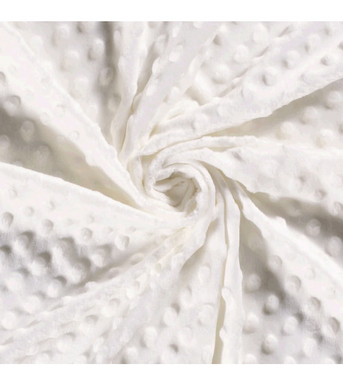 Coupon Minky 50x140 cm ecru