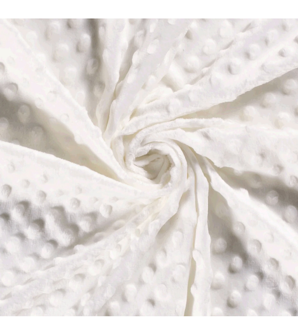 Minky coupon 50x140cm ecru