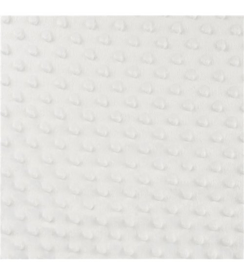 Coupon minky 50x140cm écru