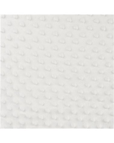 Coupon minky 50x140cm écru