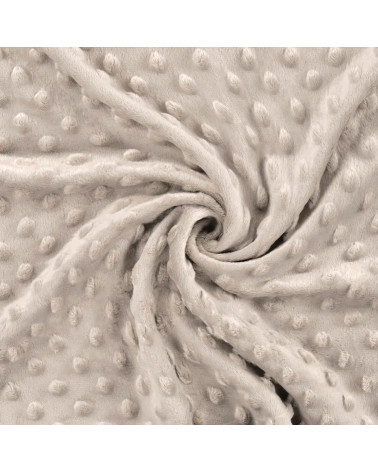 Minky coupon 50x140cm light gray