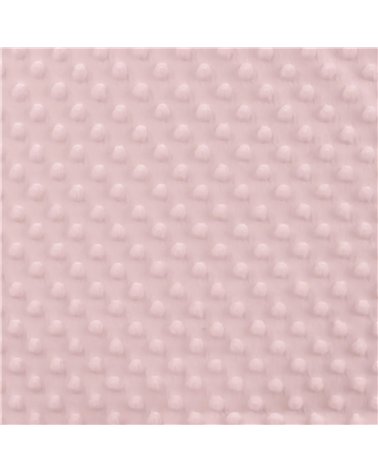 Coupon minky 50x140cm rose clair