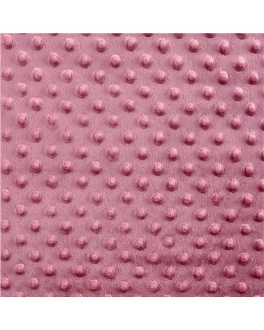 Coupon minky 50x140cm parme